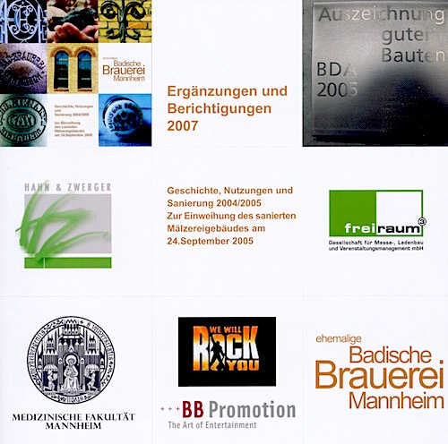 2007 Brauerei-Broschüre Ergänzung, Titel