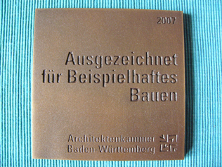 Die Alte Brauerei erhält von der Architektenkammer Baden-Württemberg einen Preis für Beispielhaftes Bauen.